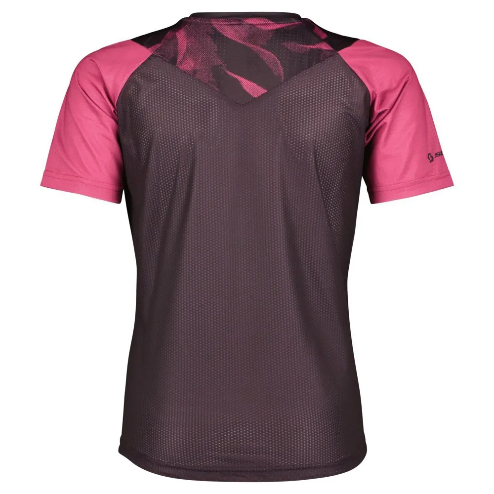 SCOTT Trail 20 Korta ärmar Cykeltröja, Dark purple / carmine pink