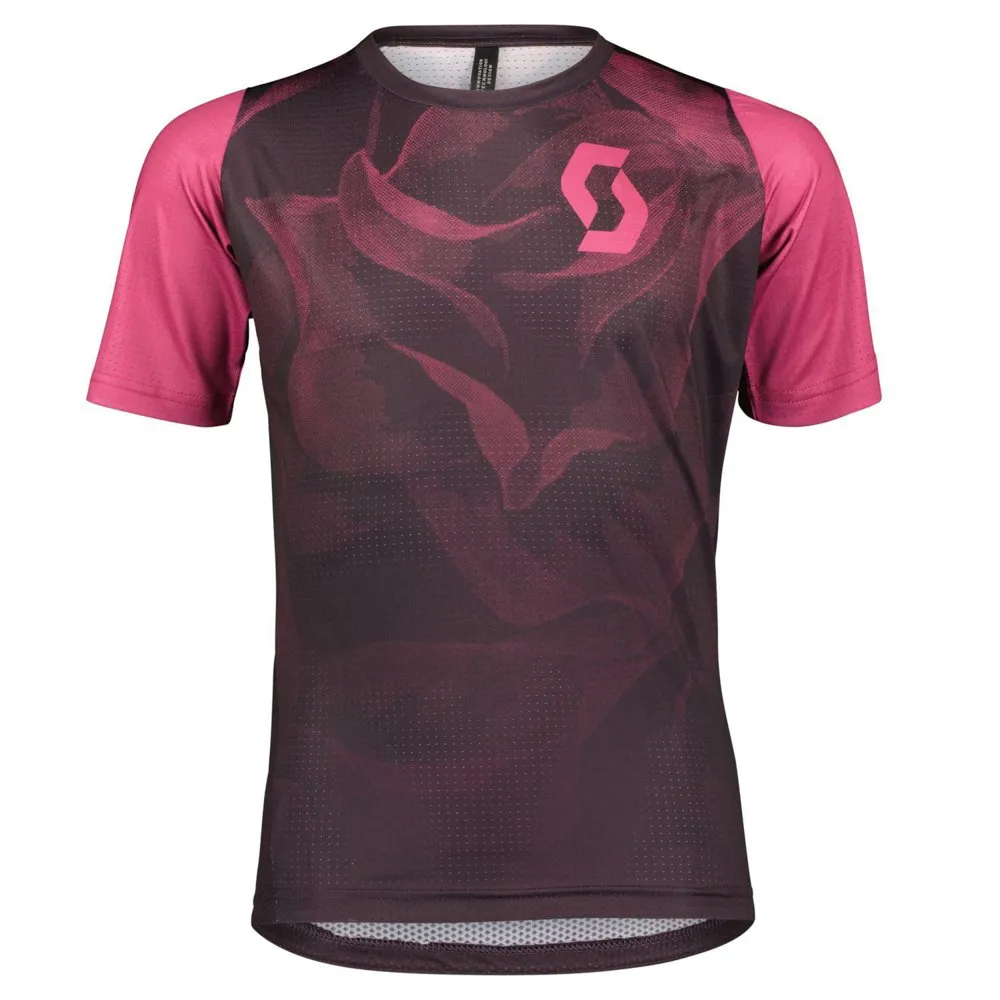 SCOTT Trail 20 Korta ärmar Cykeltröja, Dark purple / carmine pink