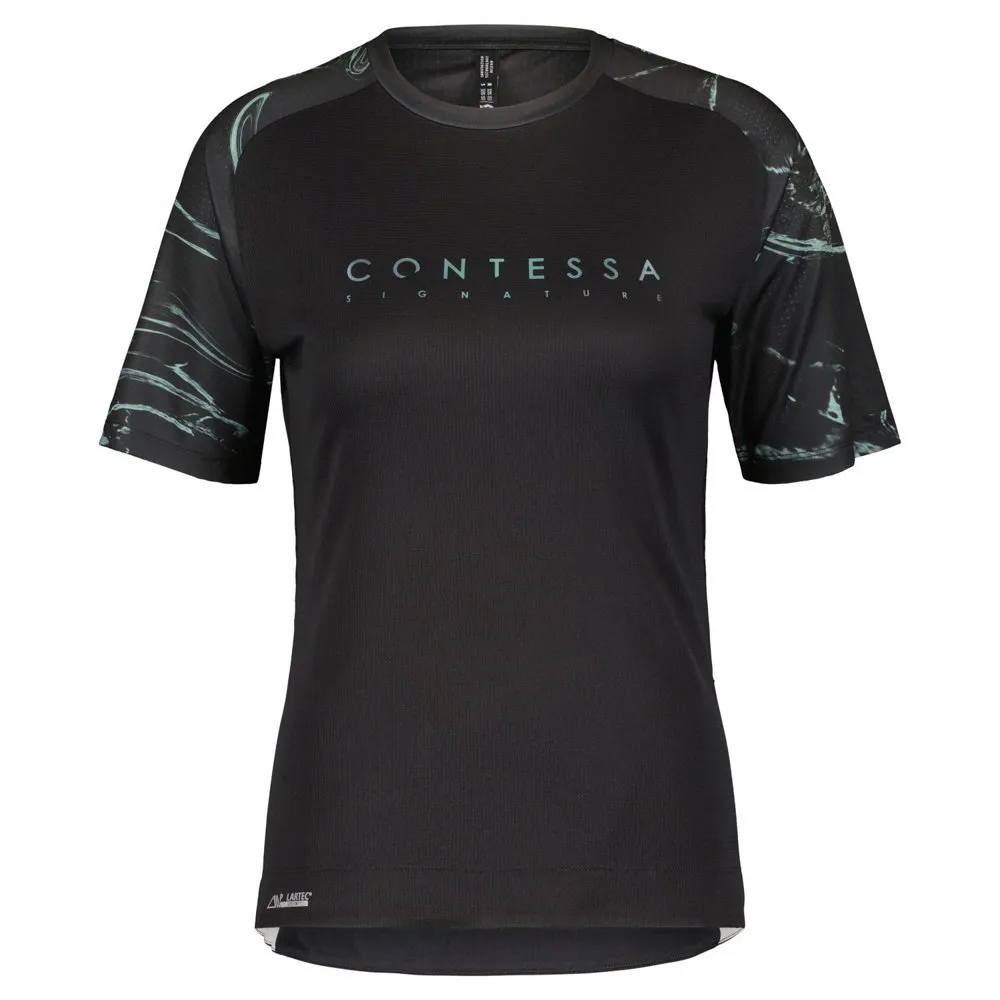 SCOTT Trail Contessa Sign Korta ärmar Cykeltröja, Black, M SCOTT Trail Contessa Sign Korta ärmar Cykeltröja, Black, M