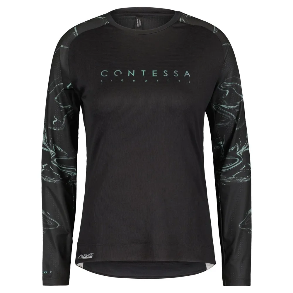 SCOTT Trail Contessa Sign Långärmad Trikå, Black, L SCOTT Trail Contessa Sign Långärmad Trikå, Black, L