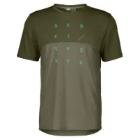 SCOTT Trail Flow DRI kortärmad t-shirt toast beige/black herr SCOTT Trail Flow DRI kortärmad t-shirt toast beige/black herr