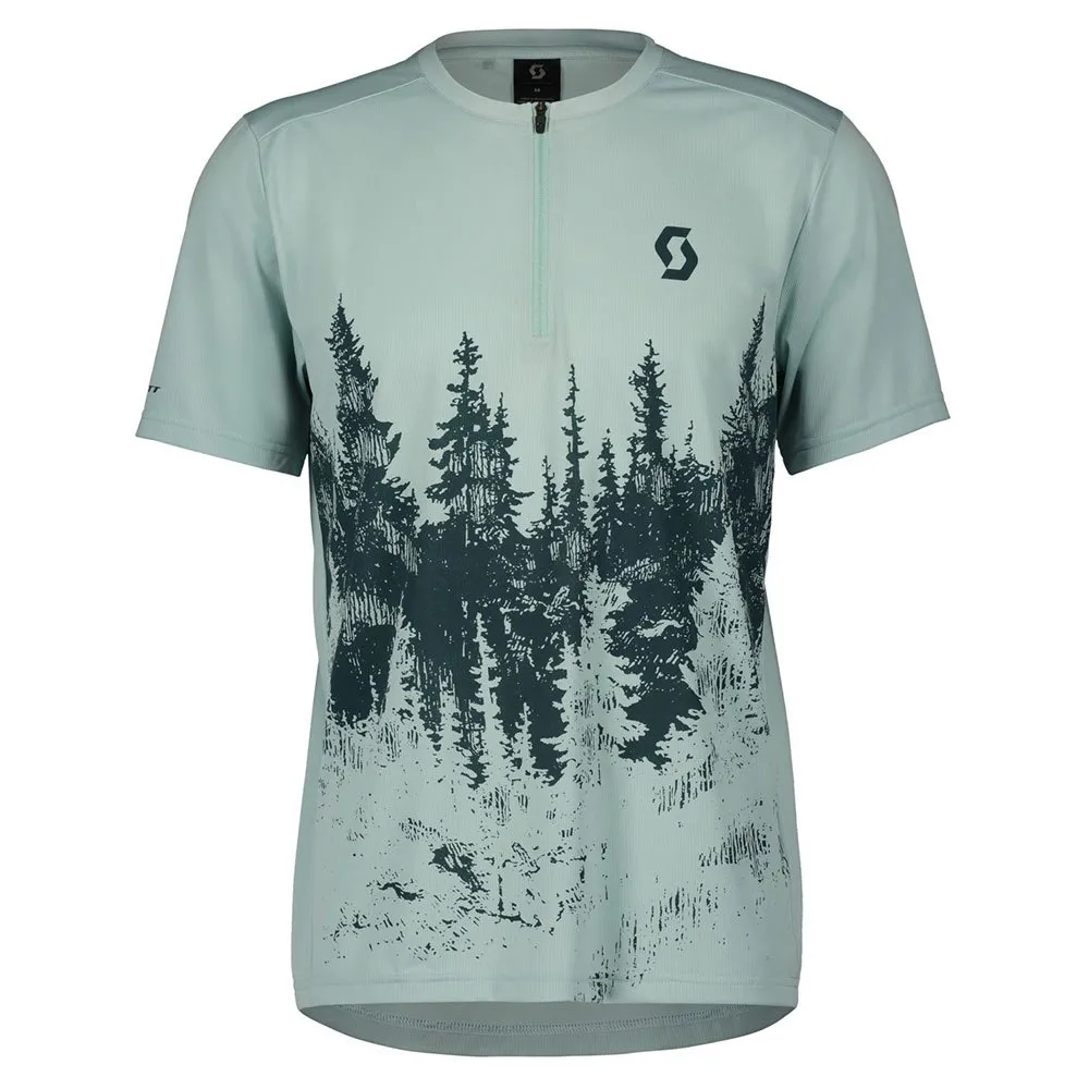 SCOTT Trail Flow Zip Kortärmad Endurotröja SCOTT Trail Flow Zip Kortärmad Endurotröja