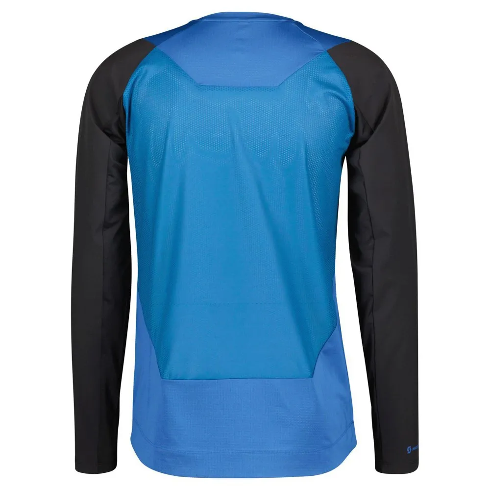 SCOTT Trail Progressive Långärmad Trikå, Storm blue / black, S