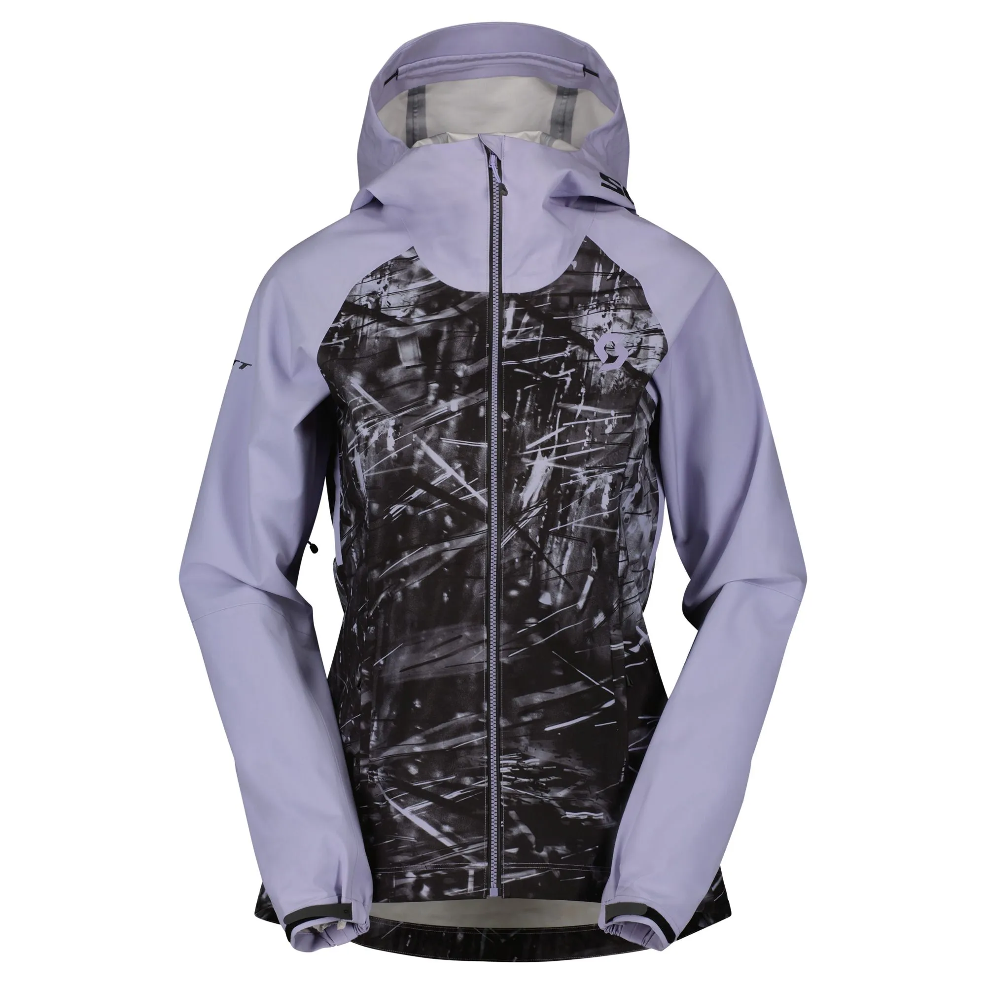 SCOTT Trail Storm Waterproof Jacka Svart/grangrön för kvinnor