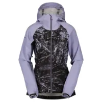 SCOTT Trail Storm Waterproof Jacka Svart/Ljuslila för Dam SCOTT Trail Storm Waterproof Jacka Svart/Ljuslila för Dam