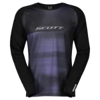 SCOTT Trail Tuned låmgärmad cykeltröja swish purple/black herr