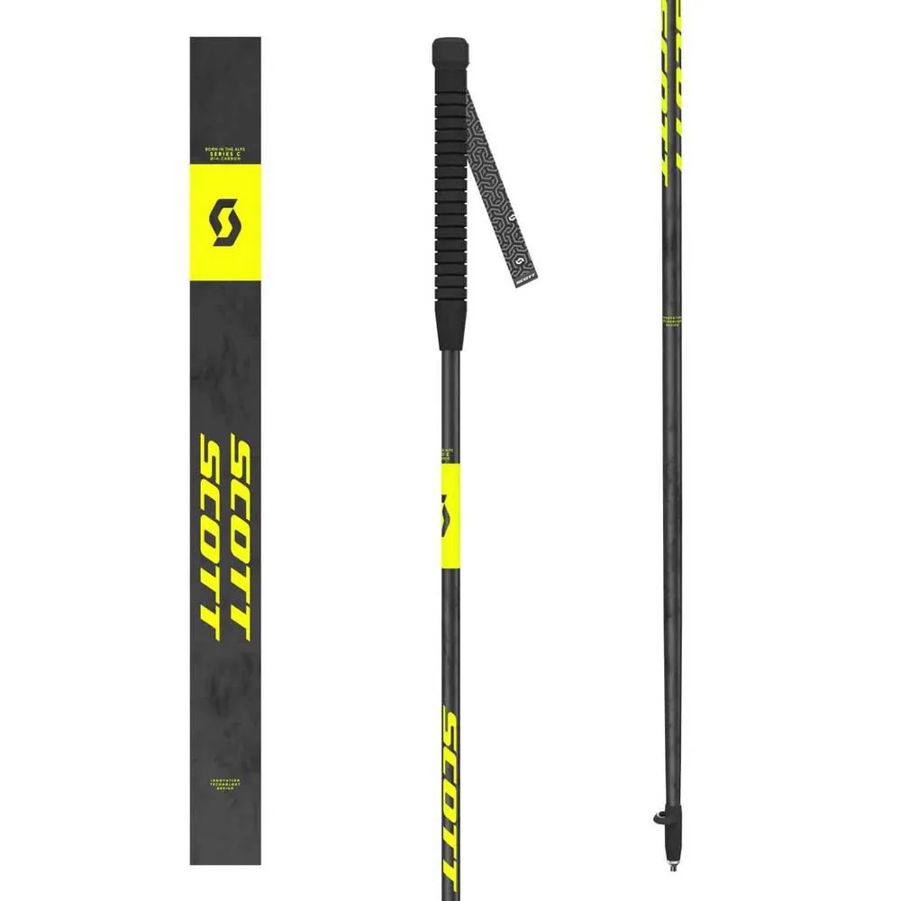 SCOTT Trail Ultra Carbon Stavar, Black, 130cm SCOTT Trail Ultra Carbon Stavar, Black, 130cm