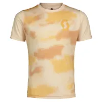 SCOTT Trail Vertic 10 kortärmad t-shirt cotton white/hay green junior SCOTT Trail Vertic 10 kortärmad t-shirt cotton white/hay green junior