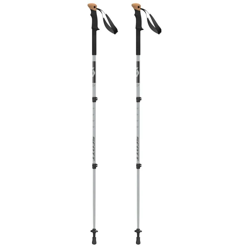 SCOTT Trek Alu Stavar, Grey, 100-130cm