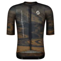 SCOTT ULTD. SL kortärmad cykeltröja bread brown/dark blue herr SCOTT ULTD. SL kortärmad cykeltröja bread brown/dark blue herr