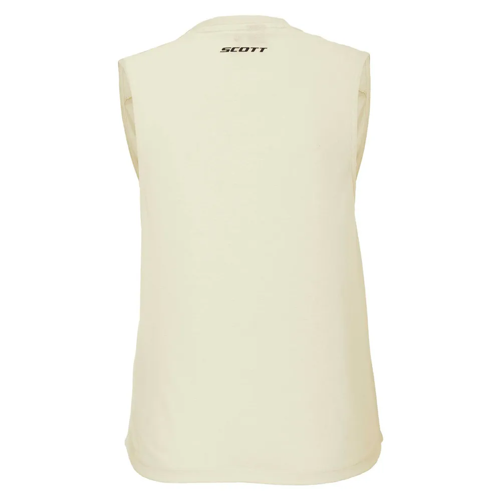 SCOTT Vertic Dri ärmlös T-shirt, Pastel yellow, M