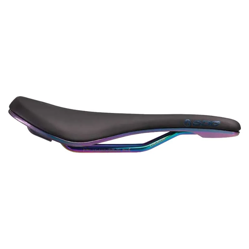 SDG Bel-air 3.0 Overland Limited Edition Cykelsadel, Black / oil slick, 140mm SDG Bel-air 3.0 Overland Limited Edition Cykelsadel, Black / oil slick, 140mm