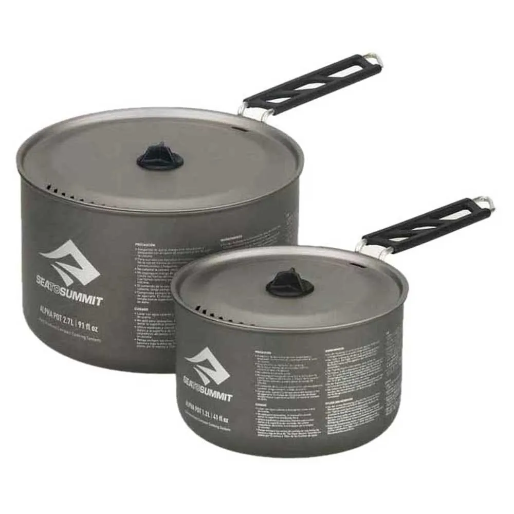 Sea To Summit Alpha 2.0 Kastrullset, Grey, One Size