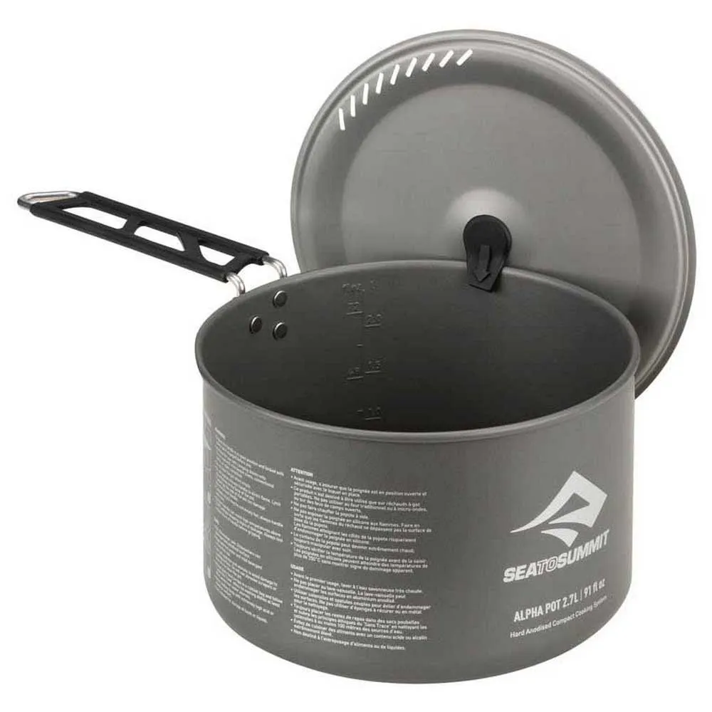 Sea To Summit Alpha 2.0 Kastrullset, Grey, One Size