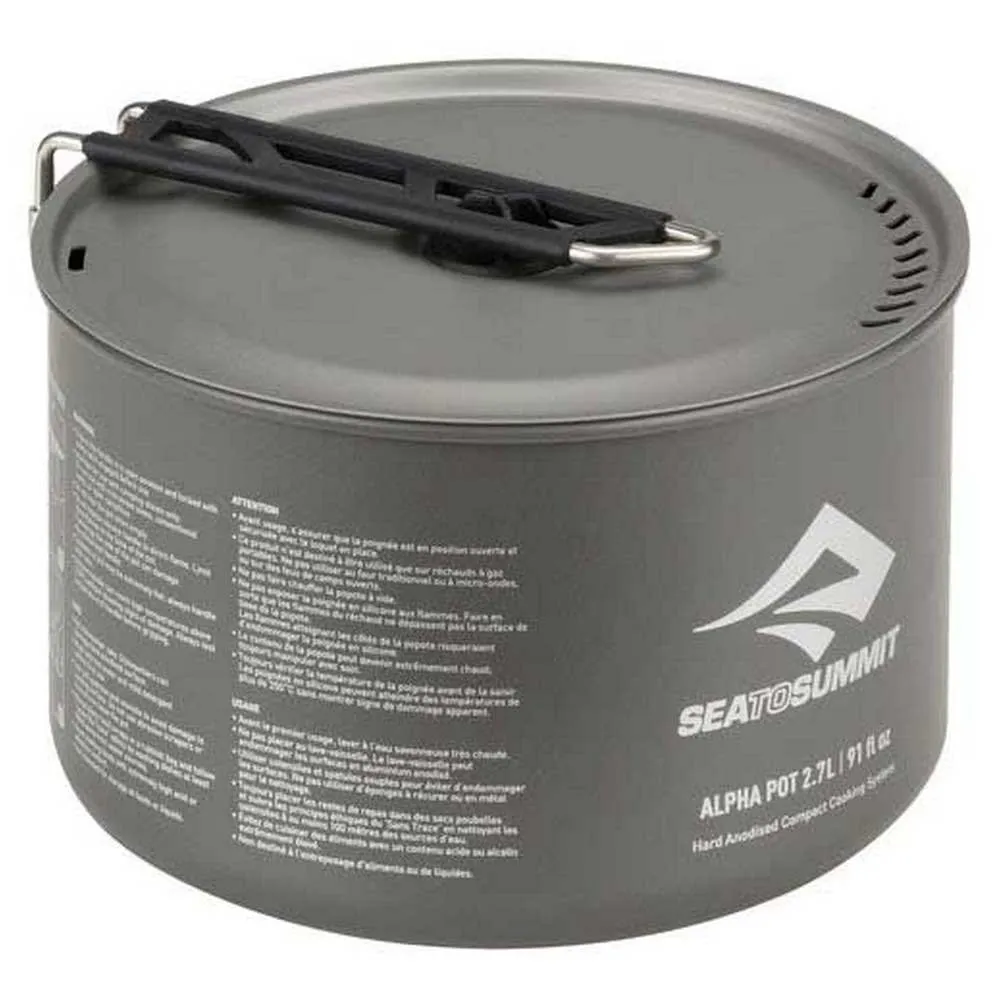Sea To Summit Alpha 2.0 Kastrullset, Grey, One Size