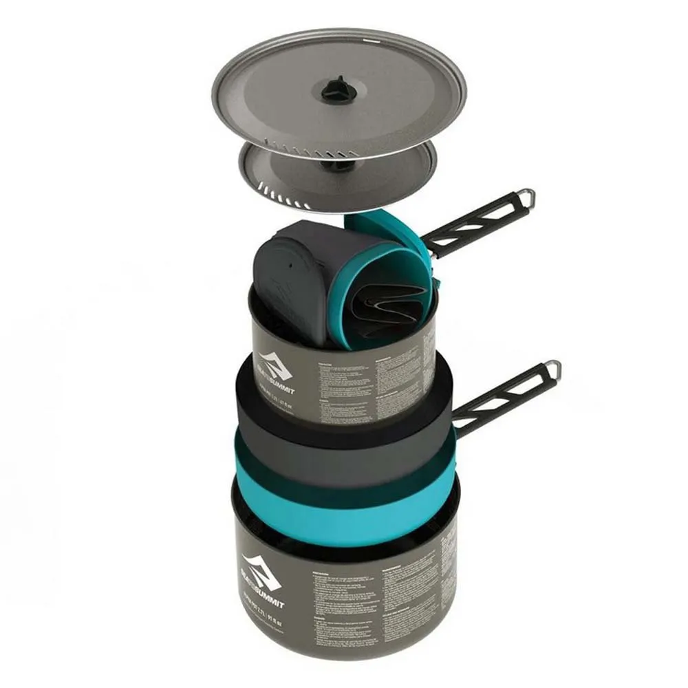 Sea To Summit Alpha 2.2 Köksredskap, Black / blue, One Size