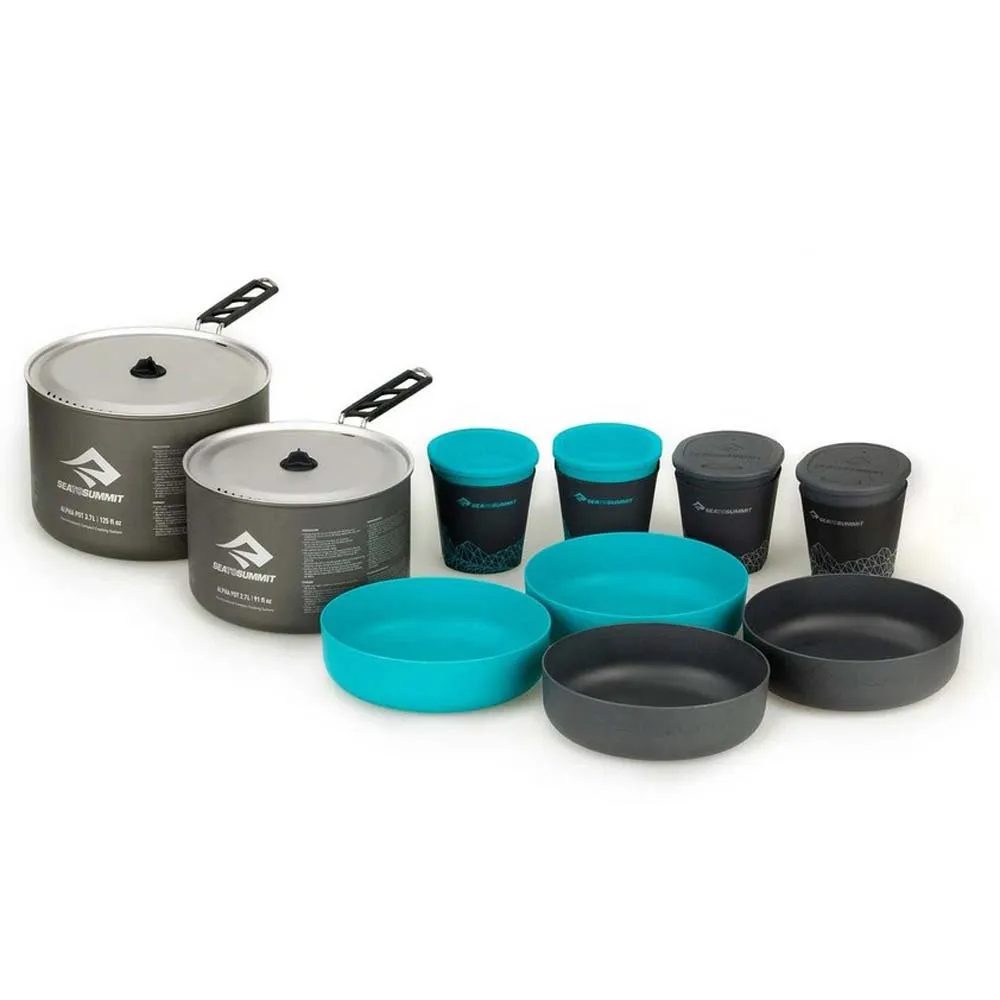 Sea To Summit Alpha 4.2 Köksredskap, Black / blue, One Size
