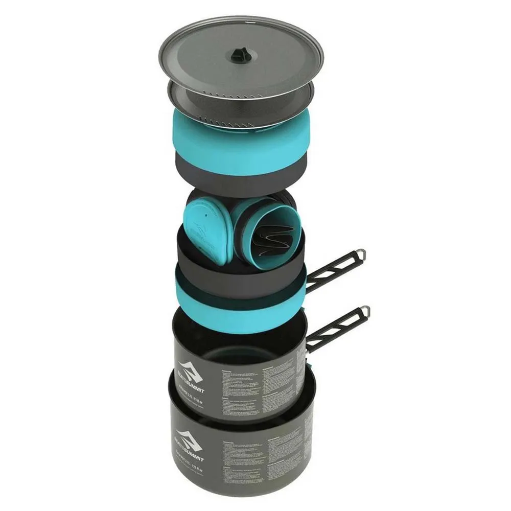 Sea To Summit Alpha 4.2 Köksredskap, Black / blue, One Size
