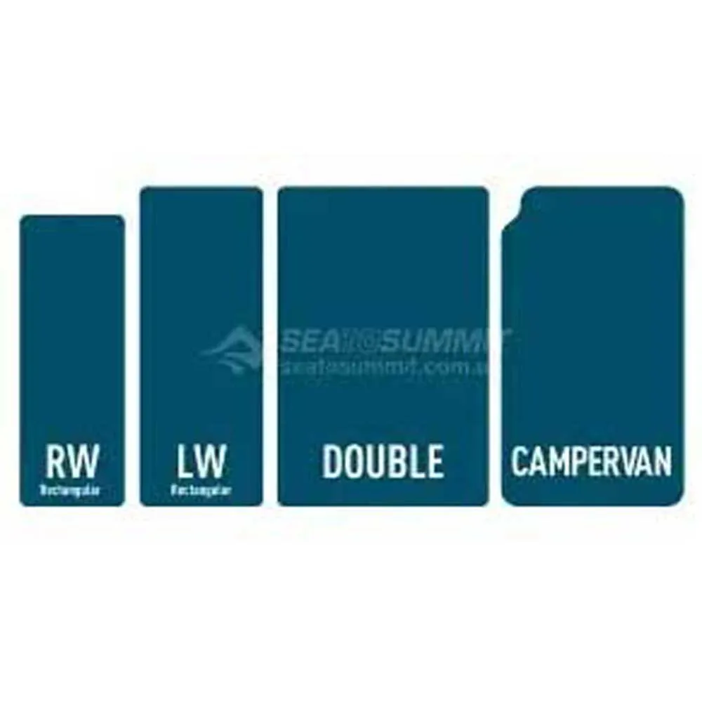 Sea To Summit Comfort Deluxe Uppblåsbar Madrass, Blue