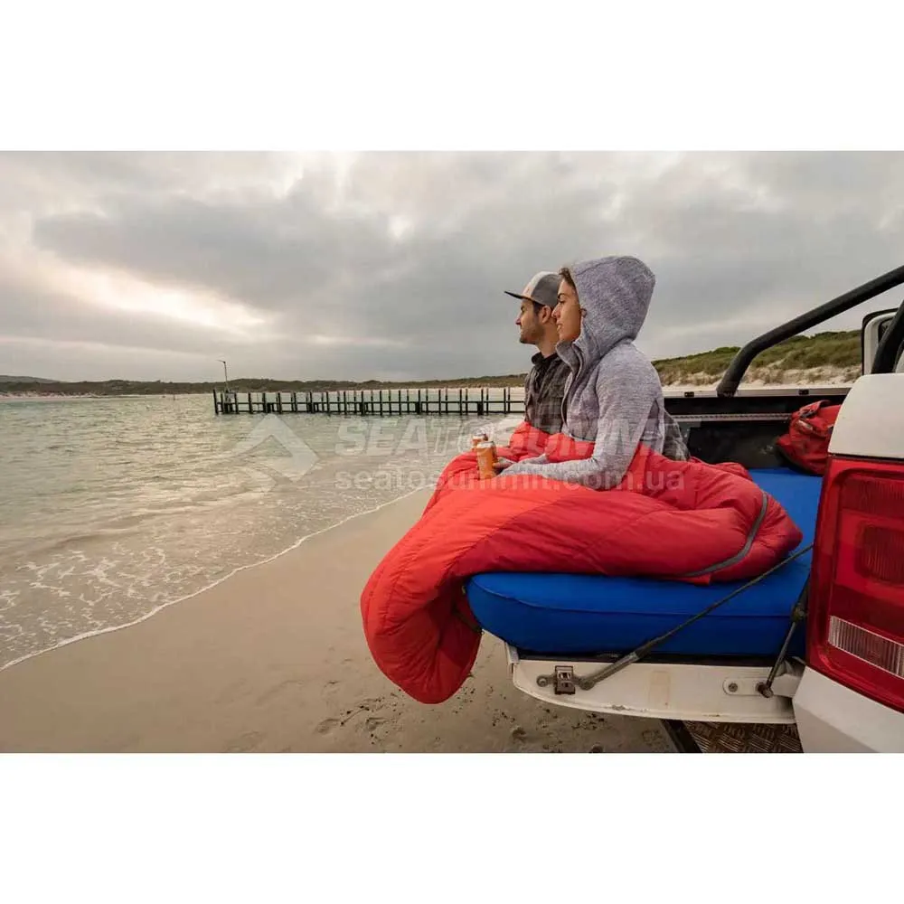 Sea To Summit Comfort Deluxe Uppblåsbar Madrass, Blue