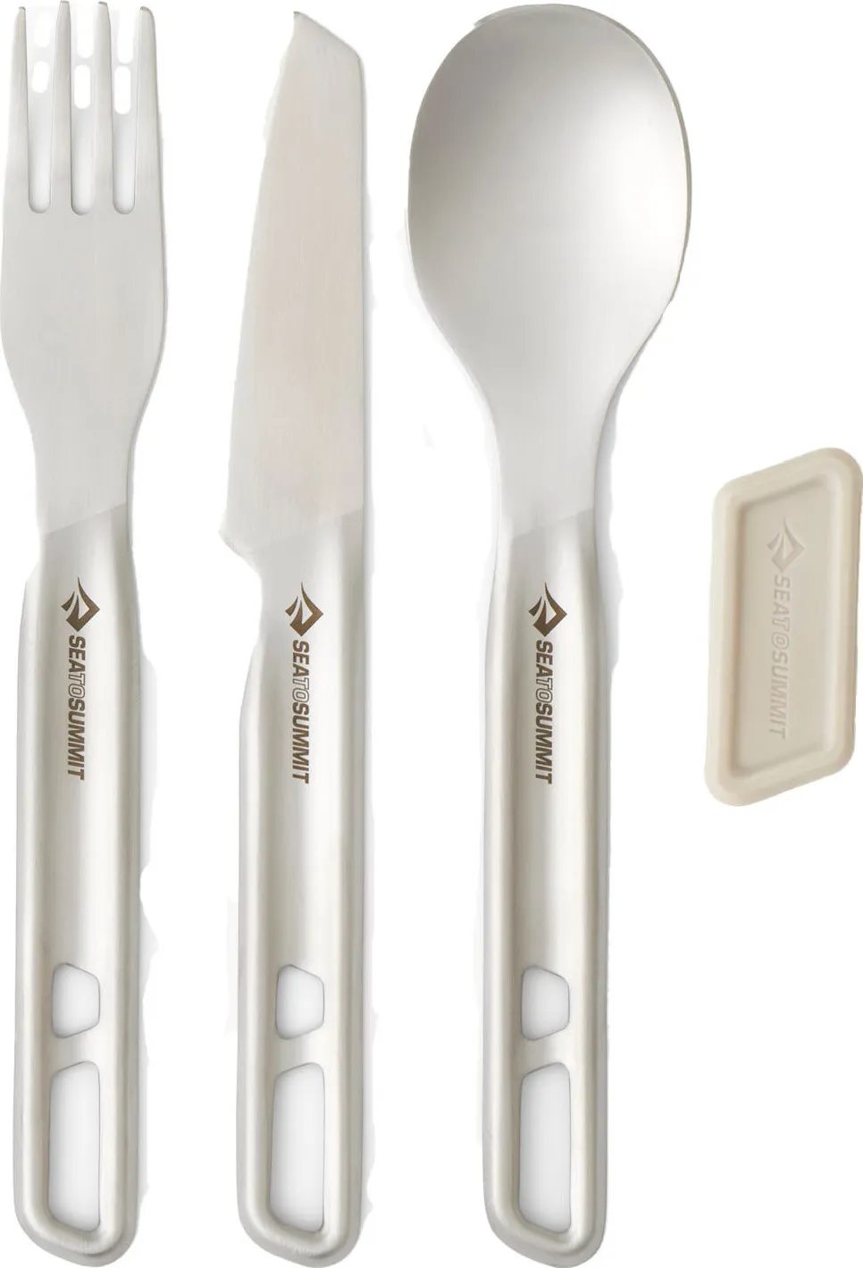 Sea To Summit Detour SS Utensil Set Stainless Steel, Stainless steel grey, One Size Sea To Summit Detour SS Utensil Set Stainless Steel, Stainless steel grey, One Size
