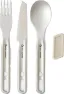 Sea To Summit Detour SS Utensil Set Stainless Steel, Stainless steel grey, One Size