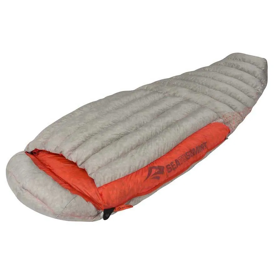 Sea To Summit Flame Fmi Sovsäck, Light gray / garnet, Right Zipper
