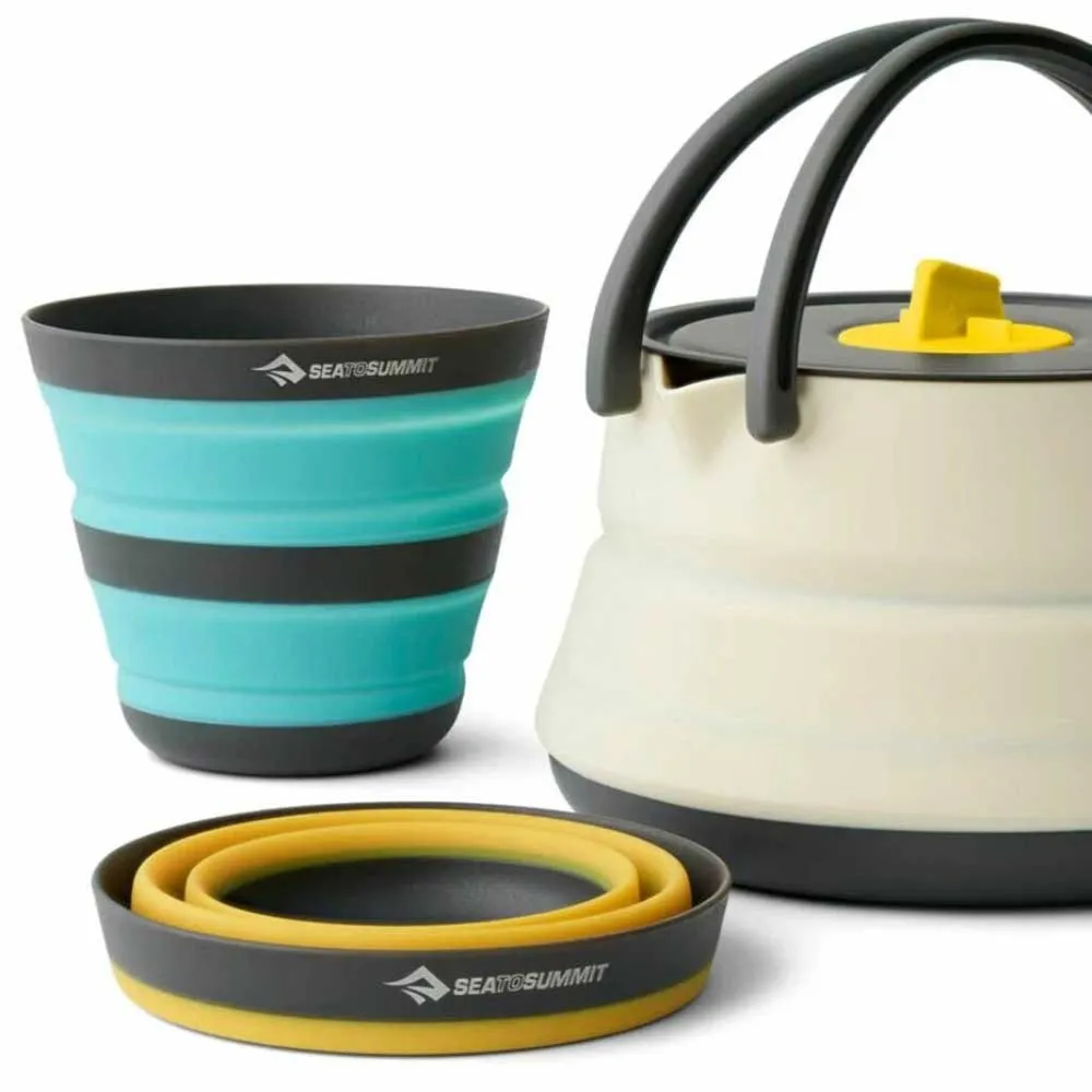 Sea To Summit Frontier 1l Bestickset 3 Enheter, Black / yellow, One Size