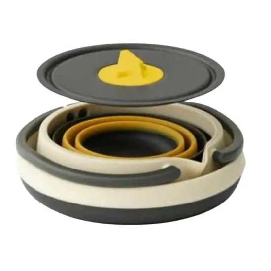 Sea To Summit Frontier 1l Bestickset 3 Enheter, Black / yellow, One Size