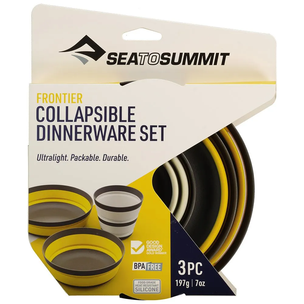 Sea To Summit Frontier 3 Units Bestickset, Grey / yellow, One Size