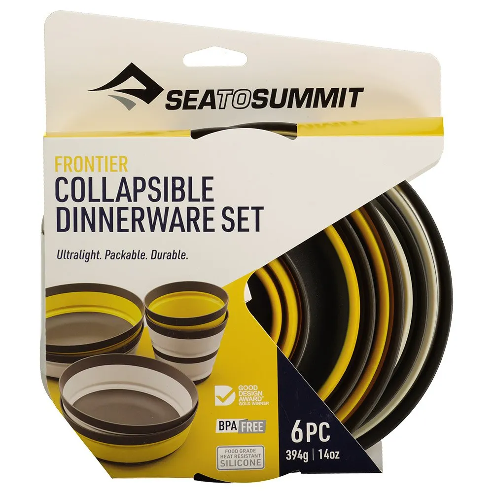 Sea To Summit Frontier 6 Units Bestickset, Grey / yellow, One Size
