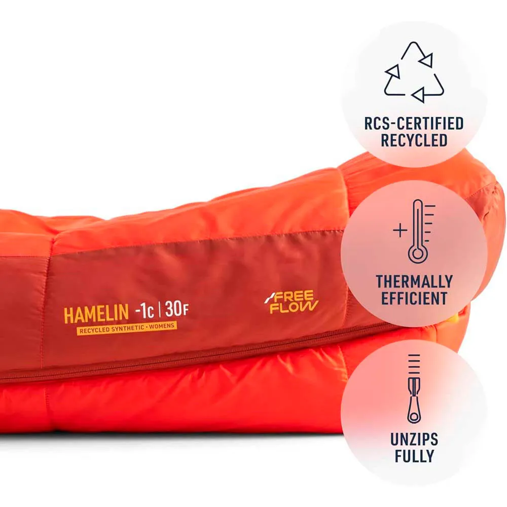 Sea To Summit Hamelin-1c Sovsäck För Kvinnor, Red, Double Zipper