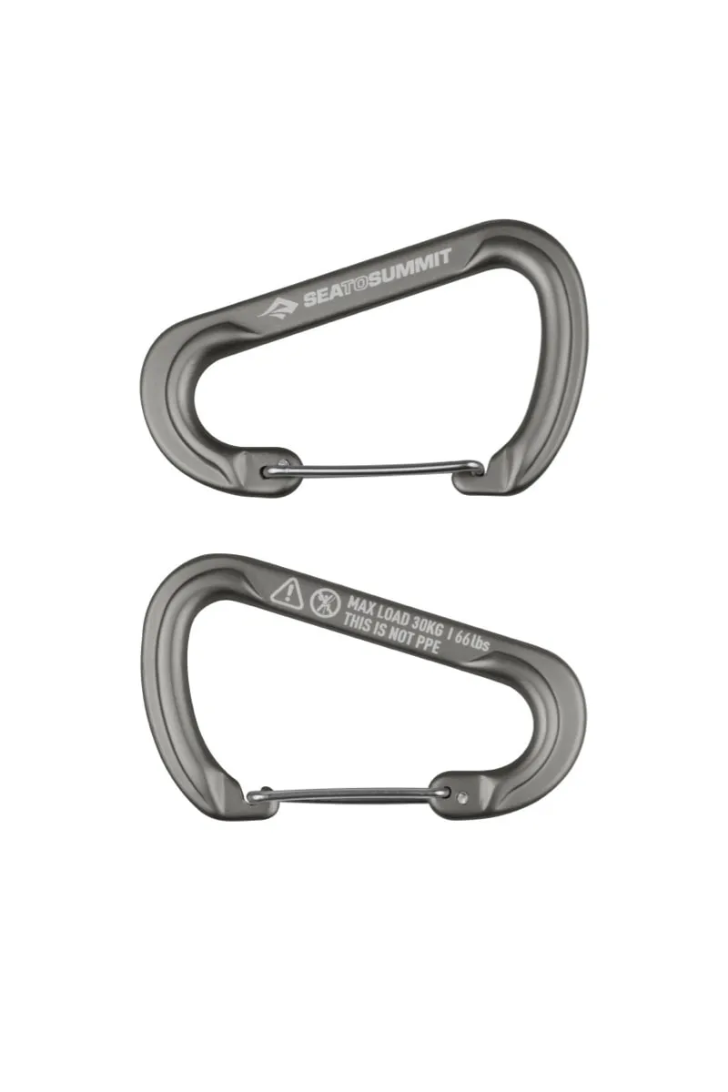 Sea To Summit Large Accessory Carabiner, Titanium