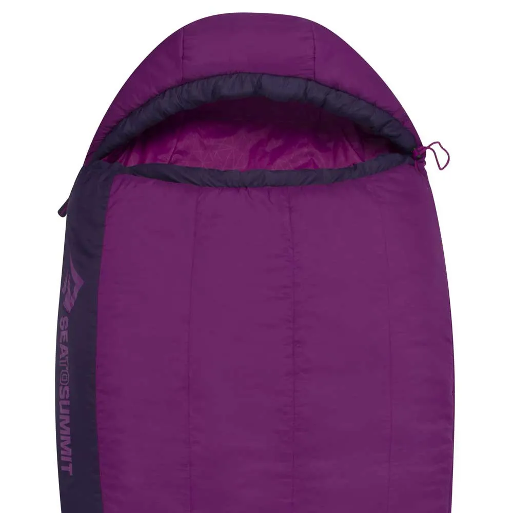 Sea To Summit Quest Qui Sovsäck, Purple, Right Zipper