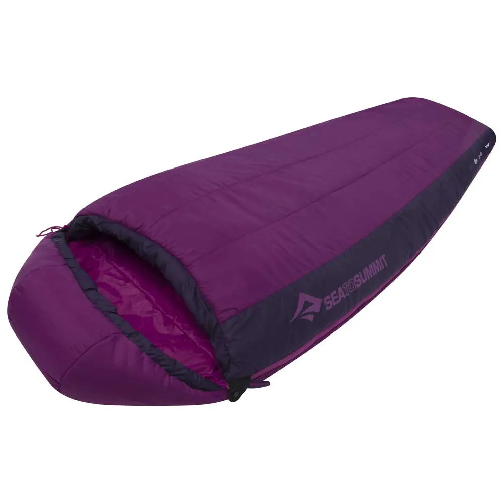 Sea To Summit Quest Qui Sovsäck, Purple, Right Zipper