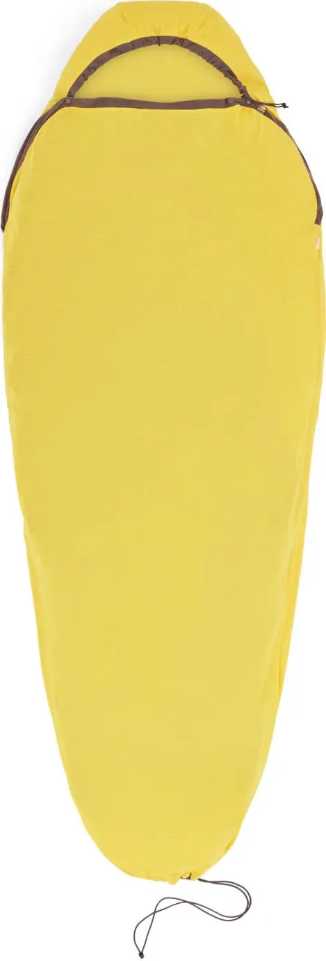 Sea To Summit Reactor Sleeping Bag Liner Mummy, SULPHUR YELLOW