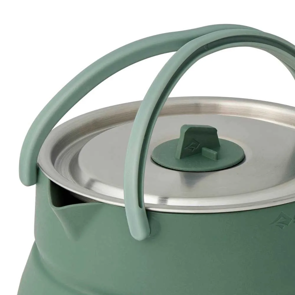 Sea To Summit Rostfritt Stål Omväg Vikbar Tekanna 1.6l, Steel, One Size