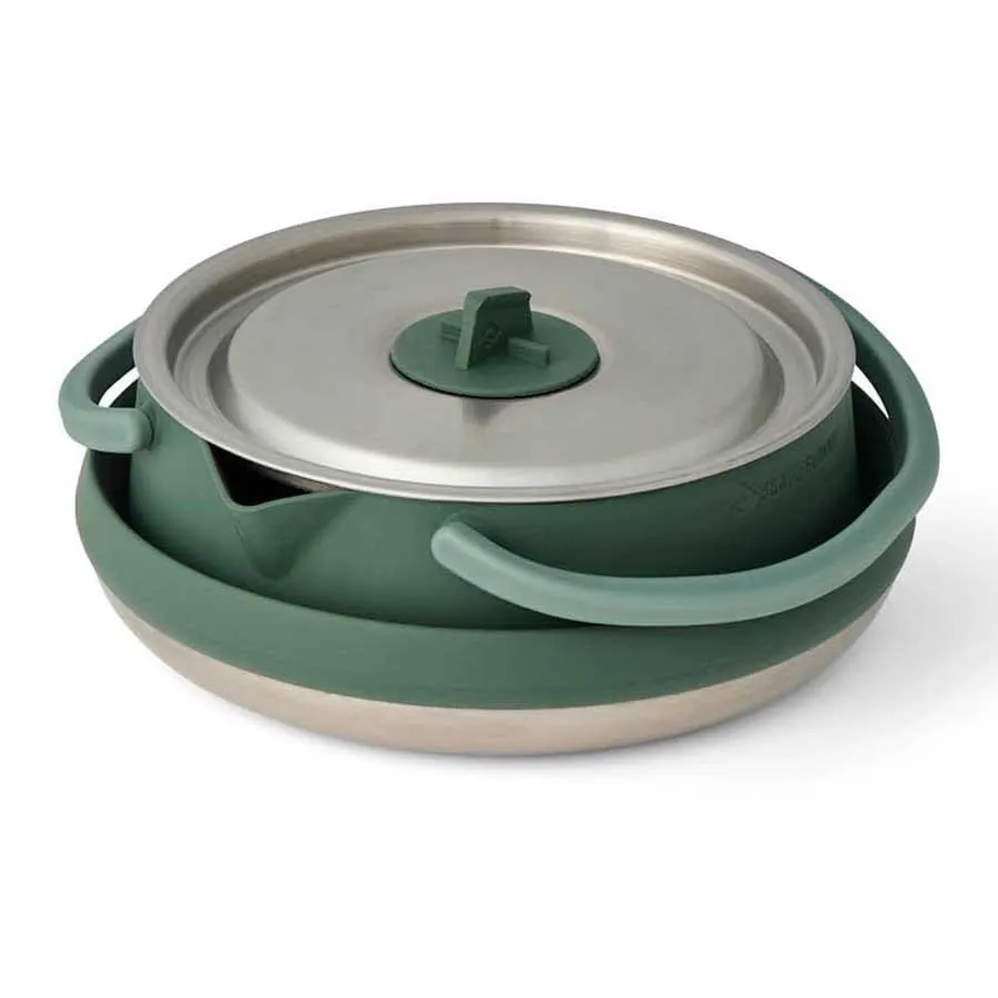 Sea To Summit Rostfritt Stål Omväg Vikbar Tekanna 1.6l, Steel, One Size