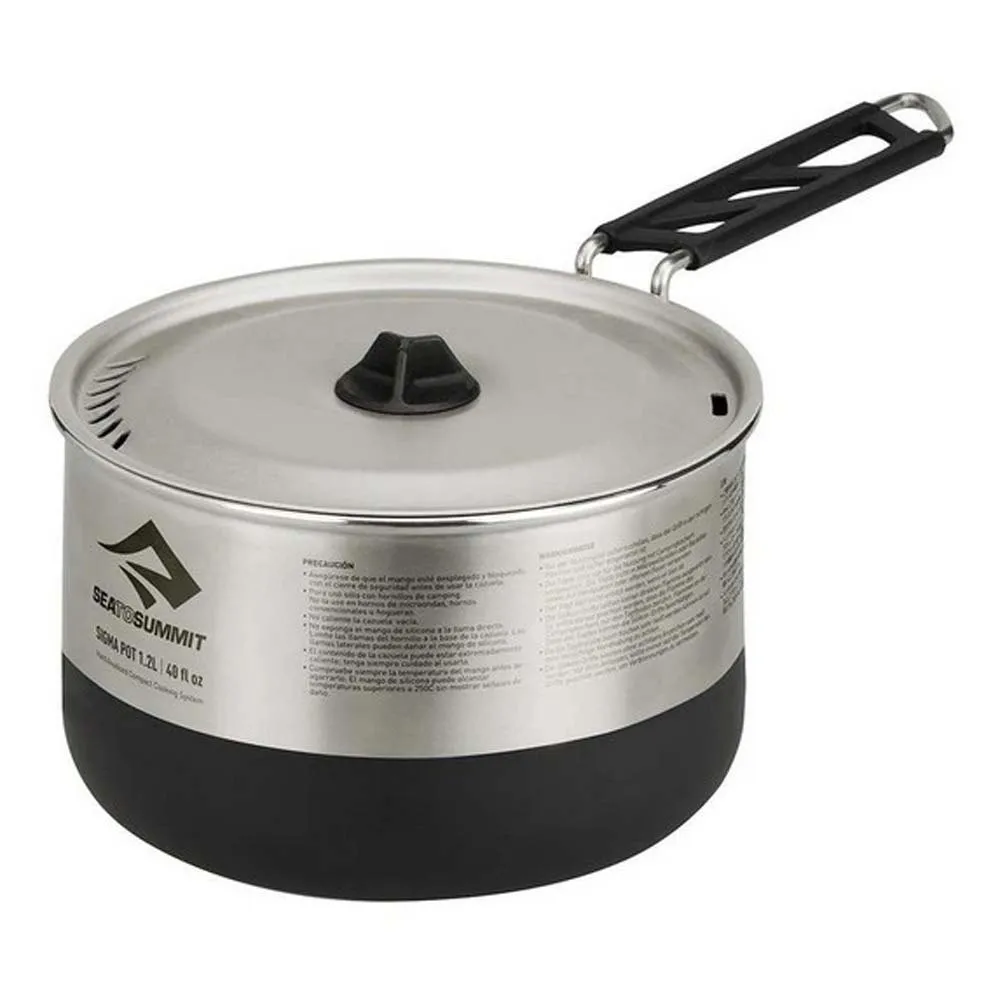 Sea To Summit Sigma 1.2l Kastrull, Steel, One Size