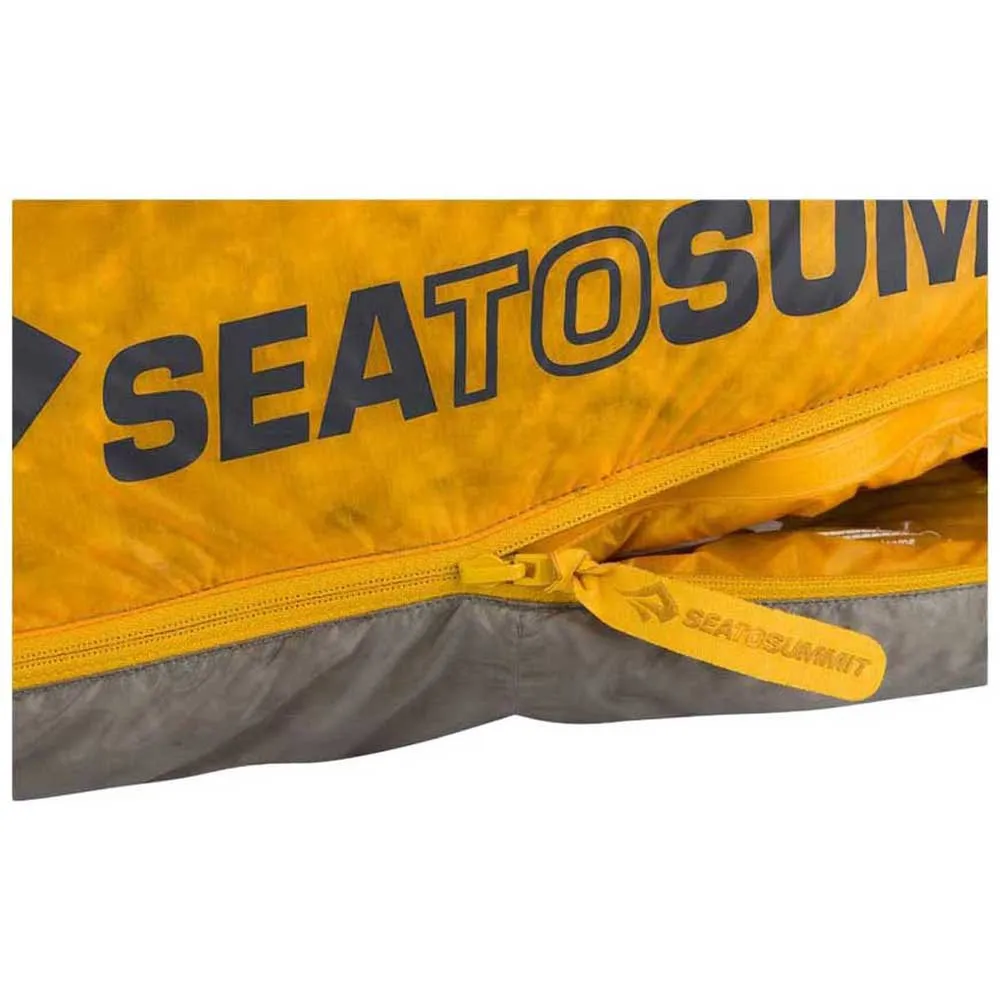 Sea To Summit Spark Spiv Sovsäck, Dark gray / yellow, Left Zipper Sea To Summit Spark Spiv Sovsäck, Dark gray / yellow, Left Zipper