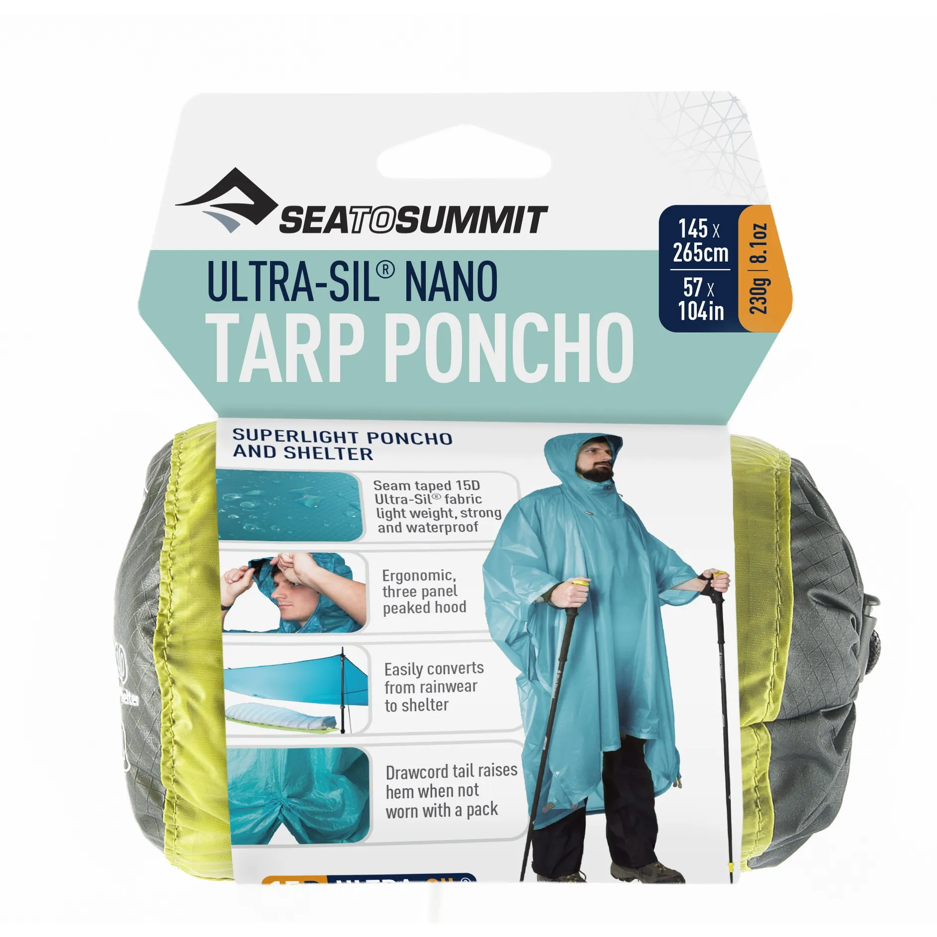 Sea To Summit Ultra Sil Nano Tarp Poncho