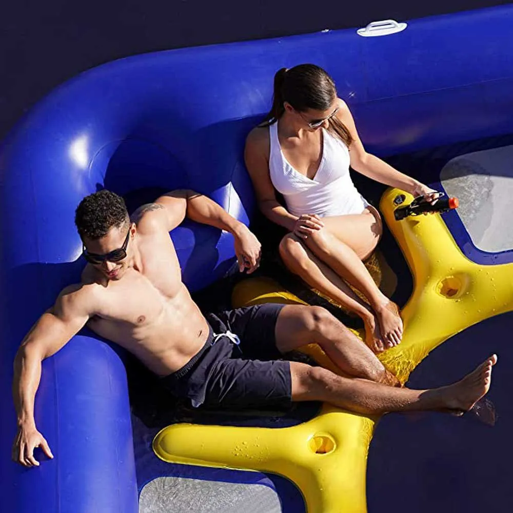 Seachoice Party Raft Badmadrass unisex, Blue, 360 x 360cm