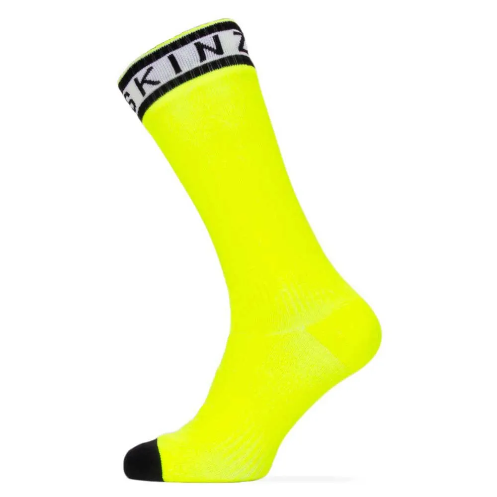 Sealskinz Hydrostop Wp Large Strumpor, Yellow fluo / black / white Sealskinz Hydrostop Wp Large Strumpor, Yellow fluo / black / white