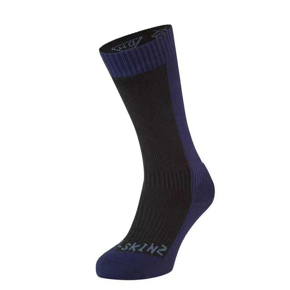 Sealskinz Starston Waterproof Strumpor, Black / blue