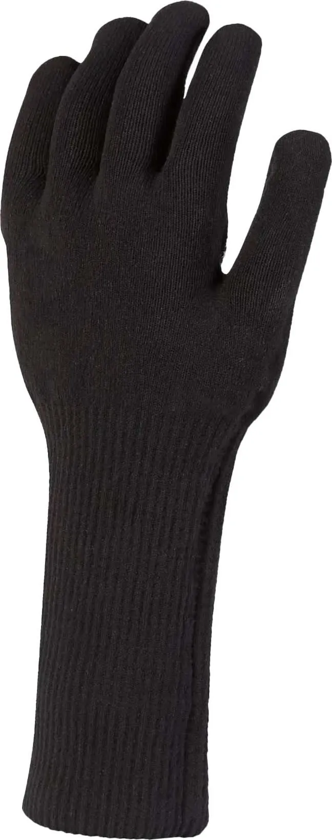 Sealskinz Waterproof All Weather Ultra Grip Knitted Gauntlet, Black