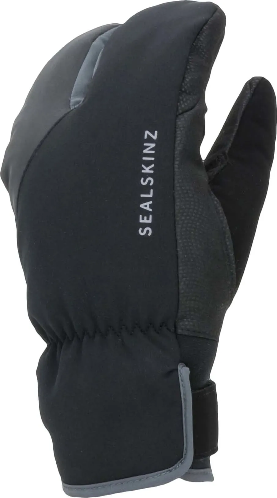 Sealskinz Waterproof Extreme Cold Weather Cycle Split Finger Glove, Black/grey