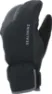 Sealskinz Waterproof Extreme Cold Weather Cycle Split Finger Glove, Black/grey