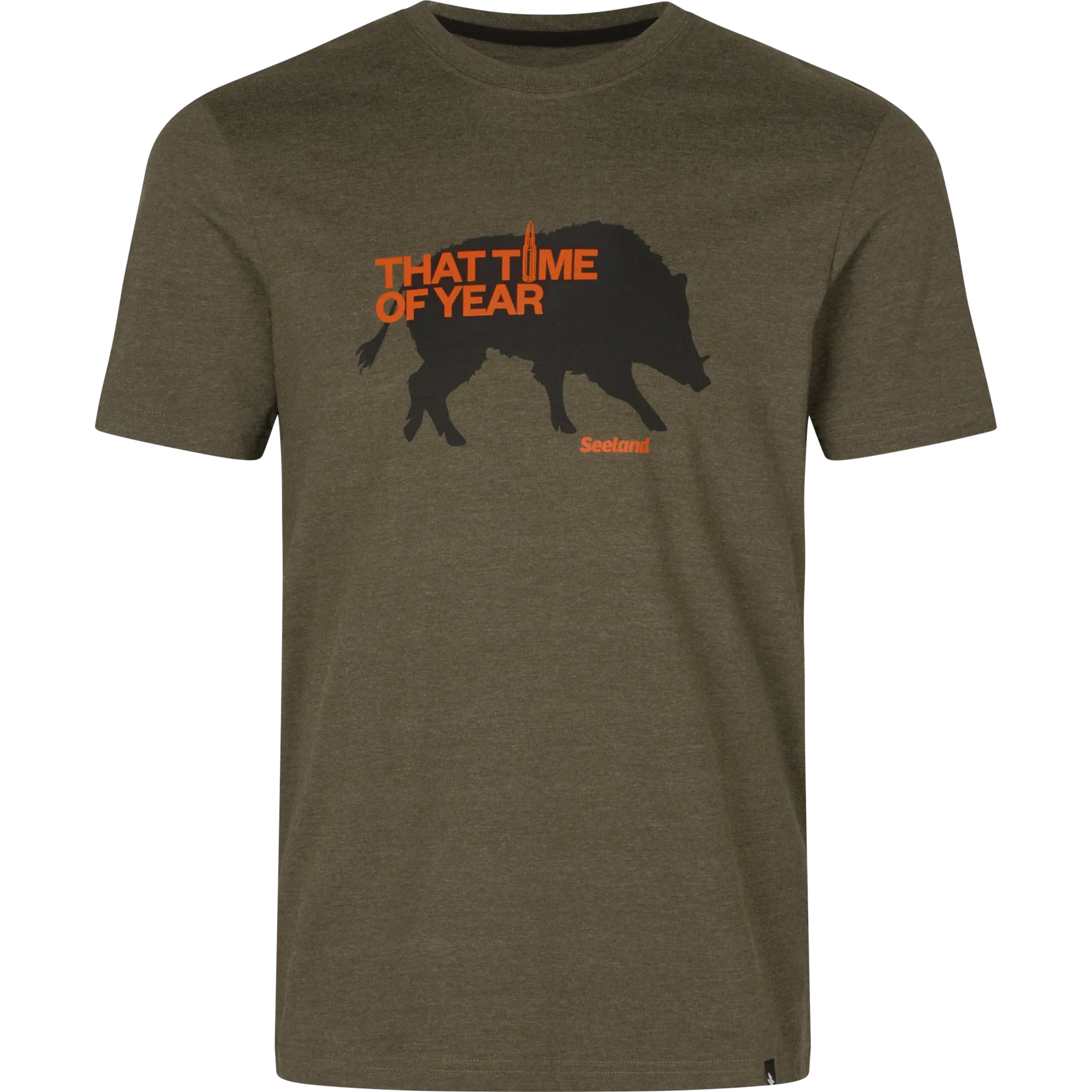 Seeland Men's That Time T-Shirt, Pine Green Melange