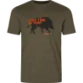 Seeland Men's That Time T-Shirt, Pine Green Melange