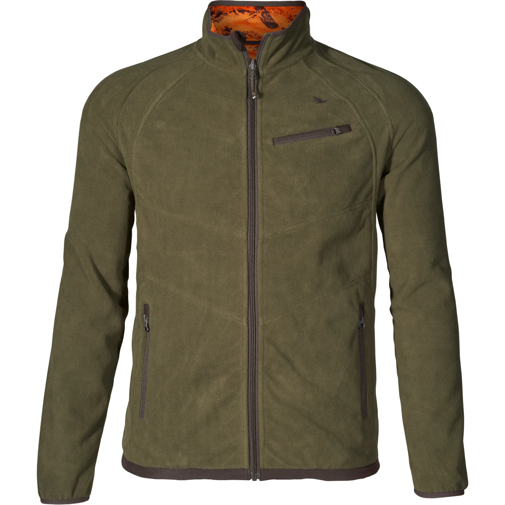 Seeland Men's Vantage Reversible Fleece, Pine green/InVis orange blaze Seeland Men's Vantage Reversible Fleece, Pine green/InVis orange blaze